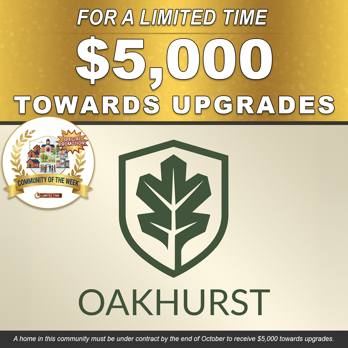 Community Of The Week Oakhurst 9.14.26
