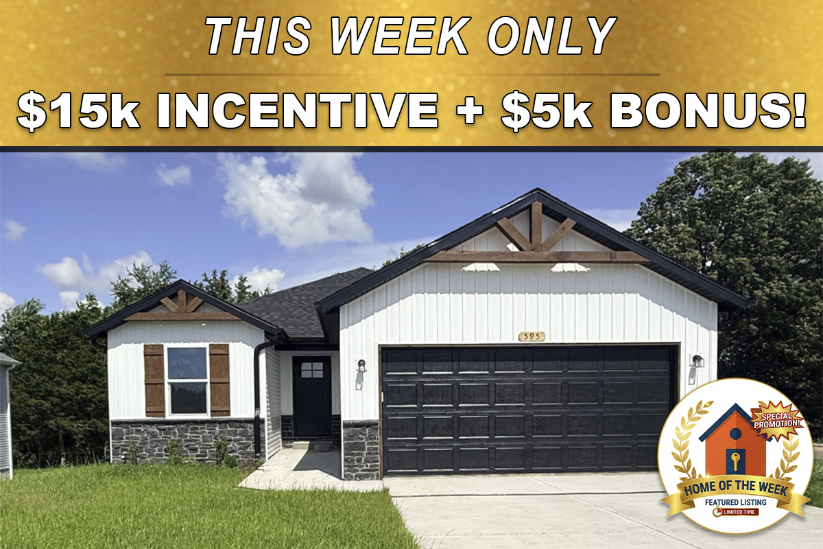 Home Of The Week 595 Baliwick Dr 1 Flintrock Homebuilder Home Builder Springfield MO 6.15.26